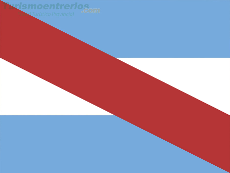 Bandera de Entre Ros - Imagen: Turismoentrerios.com